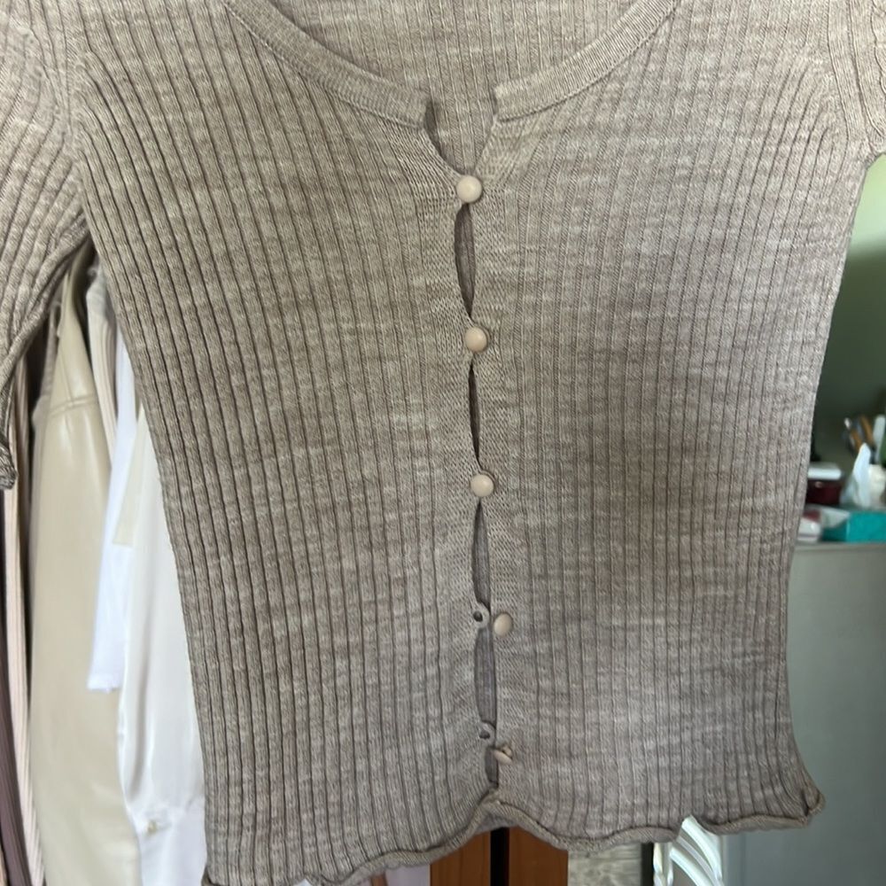 ASOS Ribbed Cardigan NWT - Picture 2 of 4
